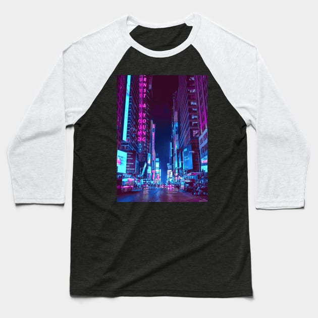 Cyberpunk Baseball T-Shirt by saufahaqqi